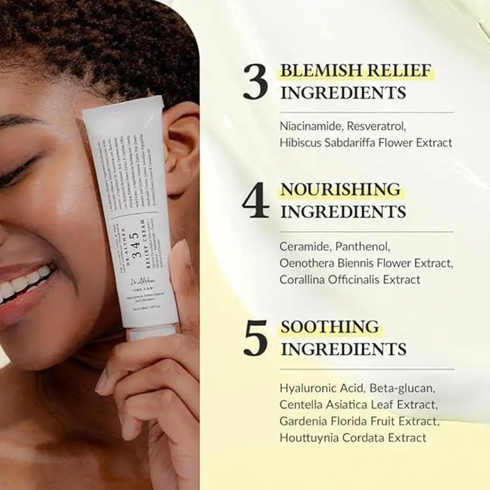 Korean Dr. 345 Antioxidant Relief Cream Gentle Vitamin C Serum Calming Moisturizer Cleansing Balm Soothing Hydrating Skin Care