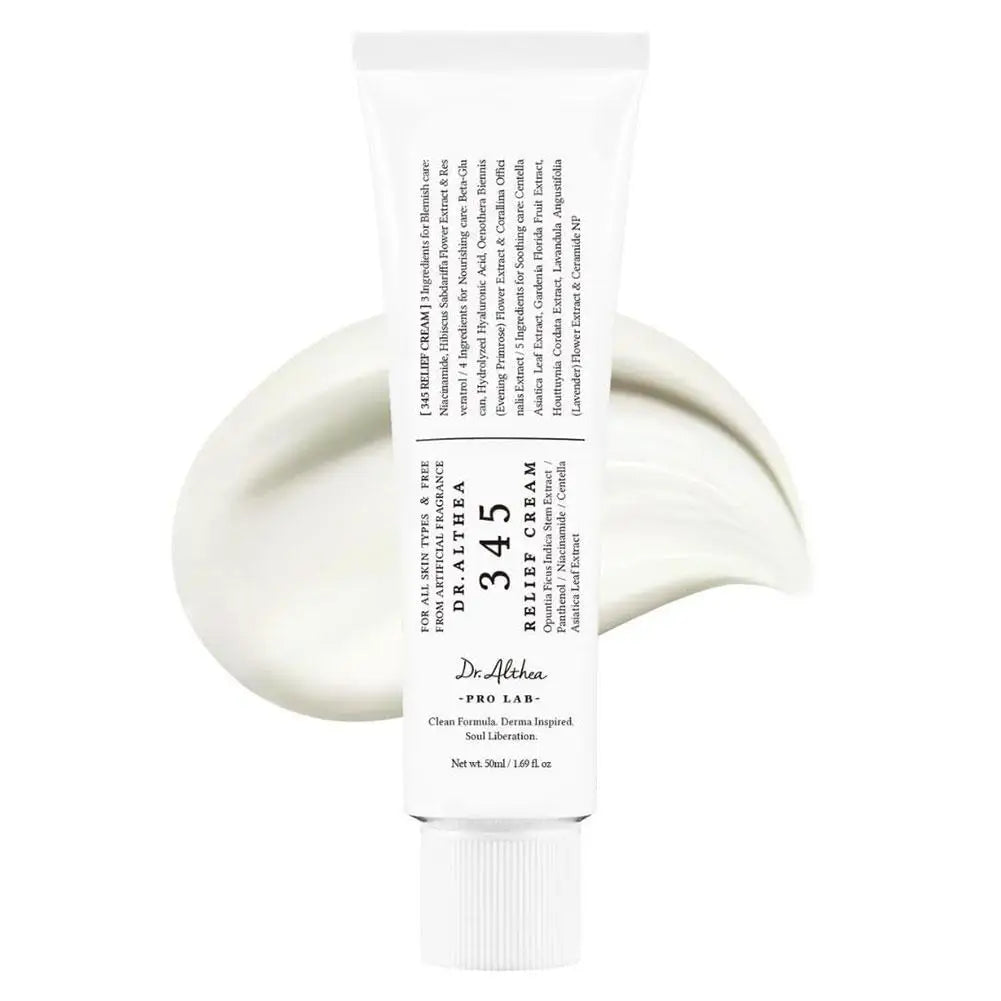 Korean Dr. 345 Antioxidant Relief Cream Gentle Vitamin C Serum Calming Moisturizer Cleansing Balm Soothing Hydrating Skin Care